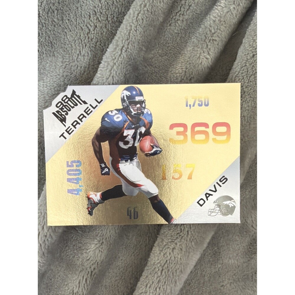 1998 Playoff Absolute SSD - Statistically Speaking Terrell Davis #11
